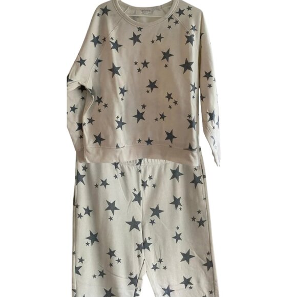 24. Grayson Threads Cream Star Pajama Set - Picture 5 of 6